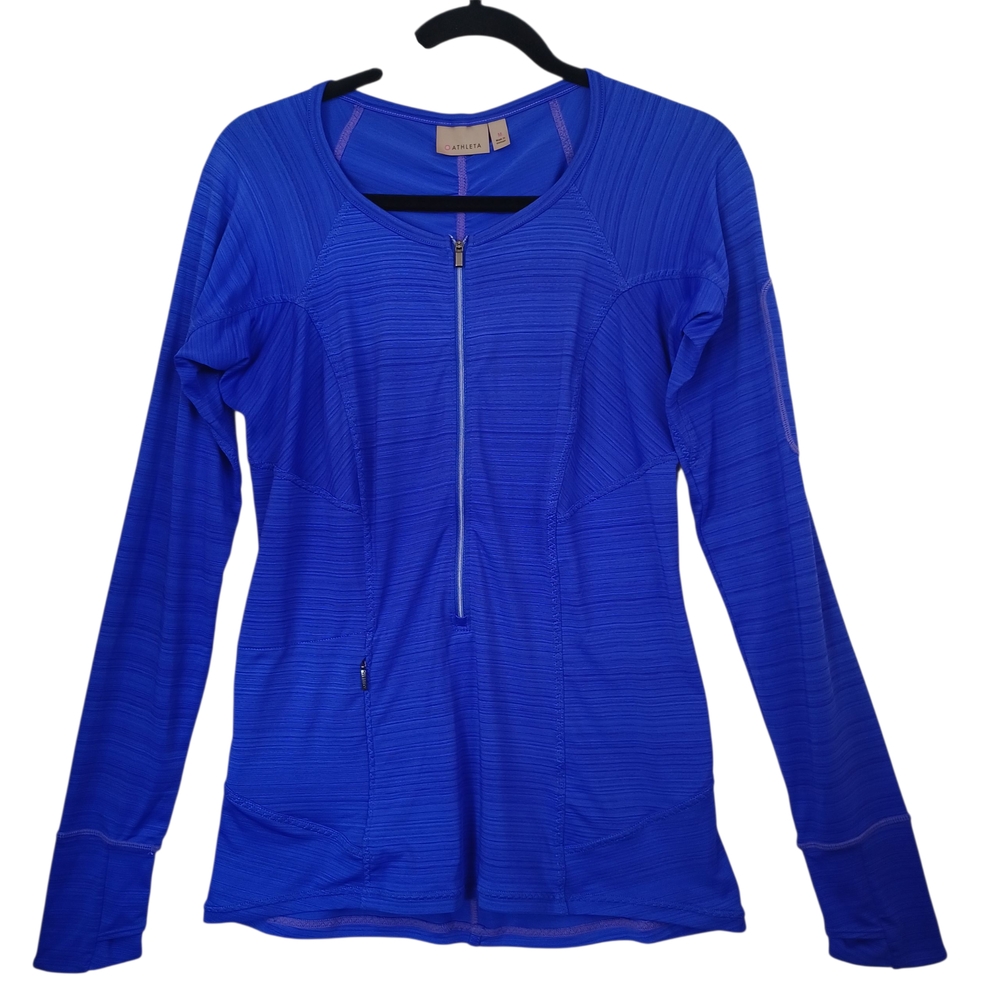 Athleta Top‎ Long Sleeve Running Shirt Outdoor Activewear Purple Womens Medium